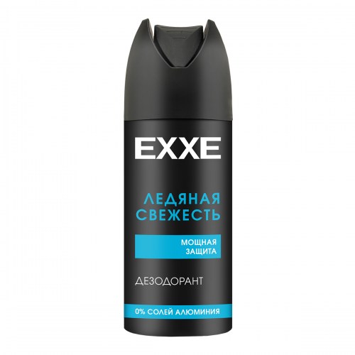 EXXE мужской дезодорант аэрозоль «ЛЕДЯНАЯ СВЕЖЕСТЬ», 150 мл